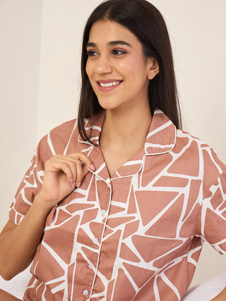 Midnght Maze Shorts Set