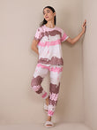 Fluid Camo Pyjama Set - Brown