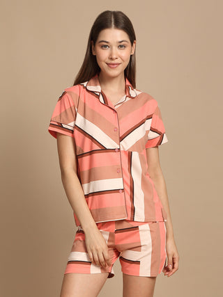 Abstract Maze Shorts Set