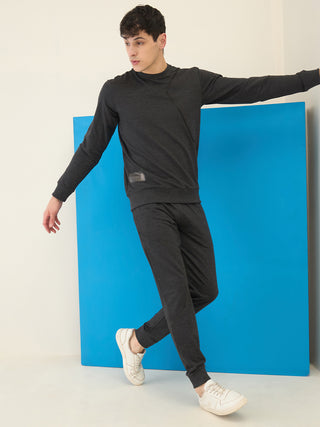 Core Vibe Pyjama Jogger Set - Charcoal Mel
