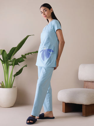 Midnight Bloom Pyjama Set