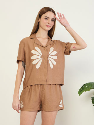 Petal Pop Button Down Coord Set