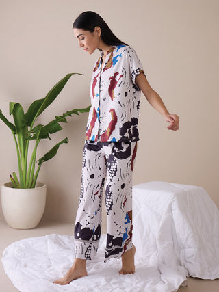 Vibrant Comfort Wide Pyjama Set