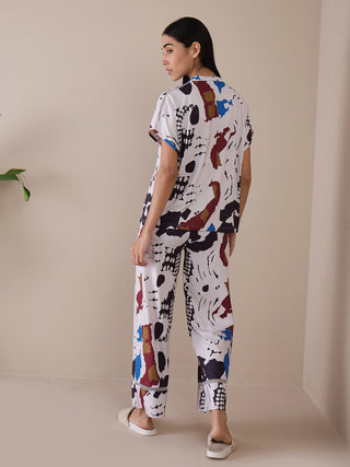 Vibrant Comfort Wide Pyjama Set