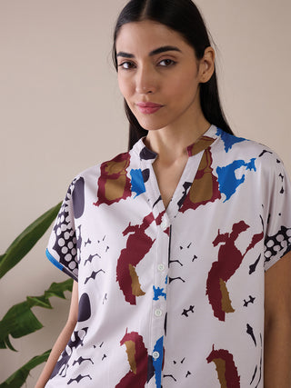 Vibrant Comfort Wide Pyjama Set
