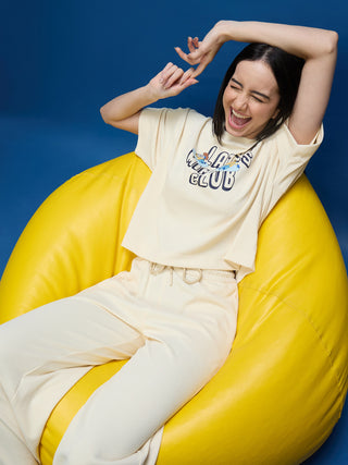Minions Lazy Minions Club Wide Leg Pyjama Set