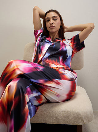 Silky Pant Set
