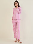 Soft Swirl Pyjama Set - Dusty Rose