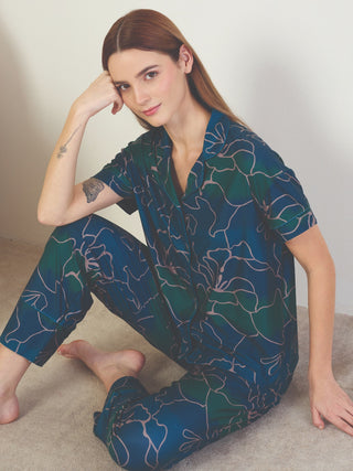 SoftCloud<sup>TM</sup> Twilight Bloom Button Down Pyjama Set