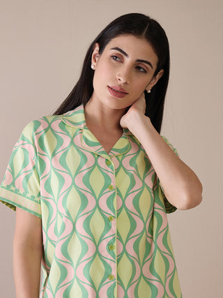 Retro Rhythm Pyjama Set