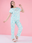 SoftCloud™ Playful Bunny Pyjama Set - Green