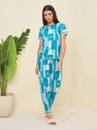 Pattern Play Pyjama Set - Green