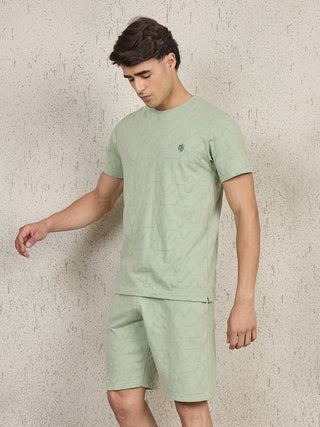 Abstract Wave Shorts Set