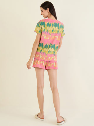 Happy Hues Shorts Set