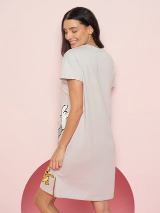 TruCotton™ Tom & Jerry Wacky Chase Nightdress - Grey