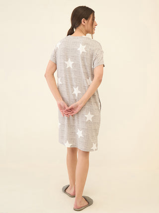 Starlit Comfort Short Dress