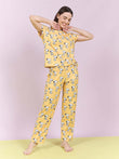 Snoopy Fun Pyjama Set - Yellow