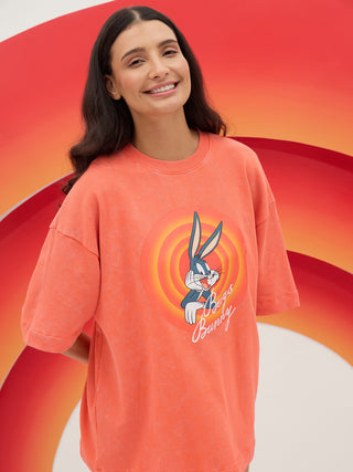 LazyLoop<sup>TM</sup> Looney Tunes Bugs Bunny Oversized Tee