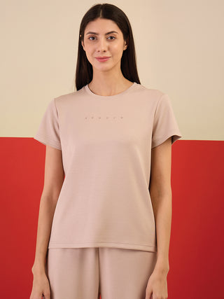 LuxSoft<sup>TM</sup> Core Vibe Round Neck Wide Leg Coord Set