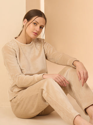 Scroll Embroidered Tracksuit