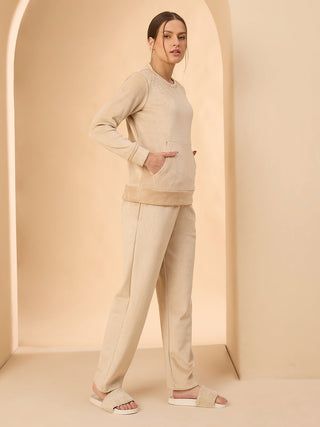 Scroll Embroidered Tracksuit