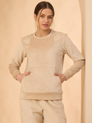 Scroll Embroidered Tracksuit