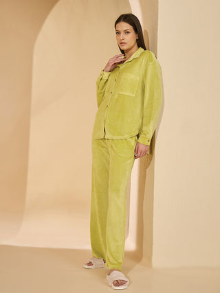 Winter Cord Wide Pyjama Set