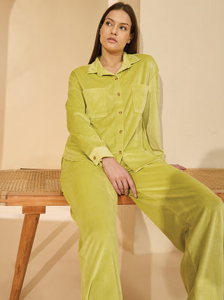 Winter Cord Wide Pyjama Set