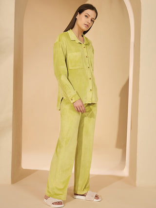 Winter Cord Wide Pyjama Set