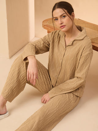 Elegant wave Wide Pyjama Set
