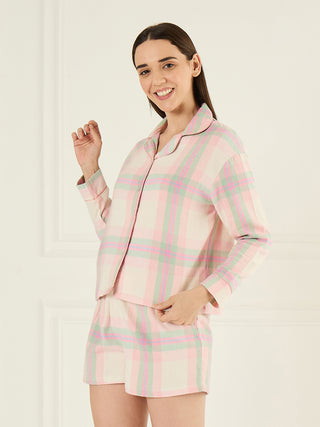 Dream Checks Shorts Set