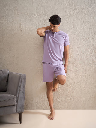 Gentlemen Solid Shorts Set