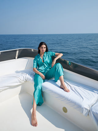 Silky Pant Set