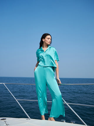 Silky Pant Set