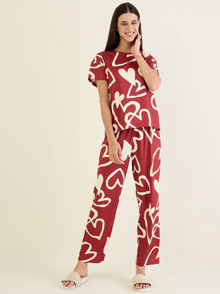 Heartsy Pyjama Set