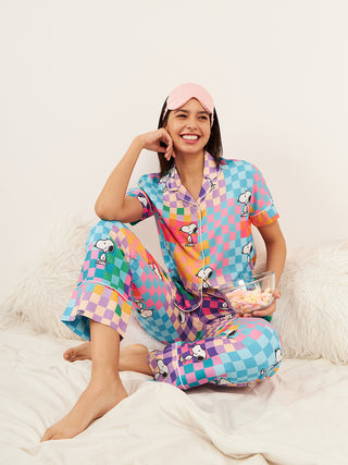 Snoopy Pixels Pyjama Set