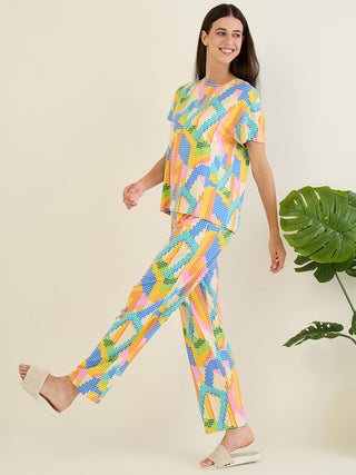 Simply Lazy Pixel Pop Pyjama Set