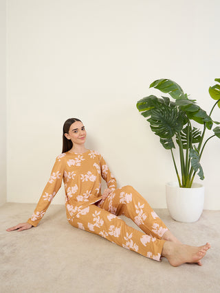 Midnight Flora Pyjama Set