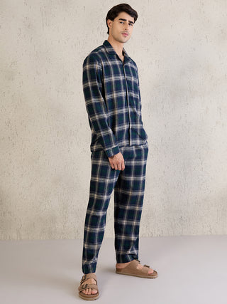Warm Check Pyjama Set