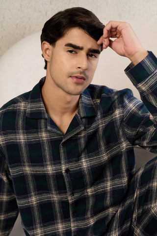 Warm Check Pyjama Set