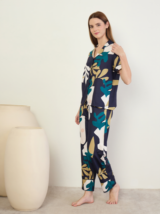 SoftCloud<sup>TM</sup> Organic Flow Button Down Pyjama Set
