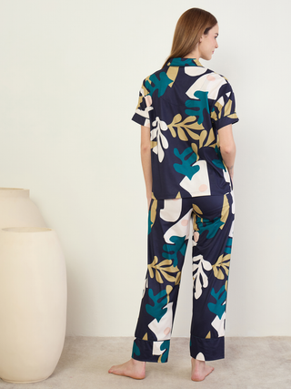 SoftCloud<sup>TM</sup> Organic Flow Button Down Pyjama Set