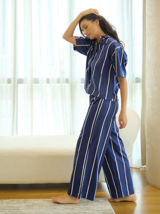 Elite Stripe Palazzo Set