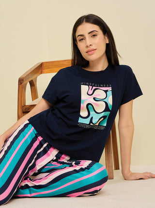 Mindful Stripes Pyjama Set