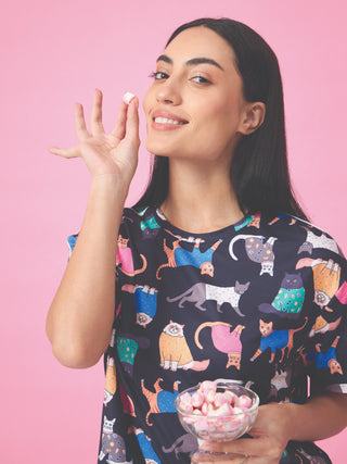 Cheerful Graphic Wide Pyjama Set