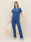 TruCotton™ Celestial Stars Pyjama Set - Navy