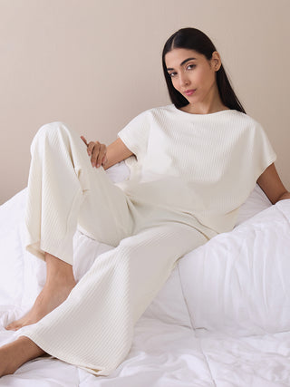 Calm Weave Wide Pyjama Set