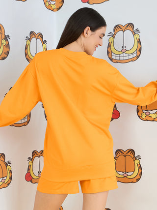 Garfield Doze On Shorts Set