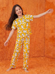 Lazy Diva Pyjama Set - Orange