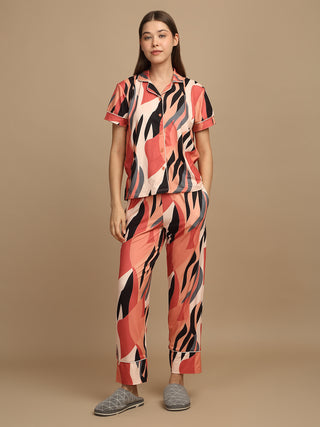 Abstract Maze pyjama set